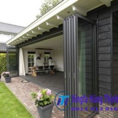 CỬA NHÔM XINGFA 4 CÁNH MỞ XẾP TRƯỢT