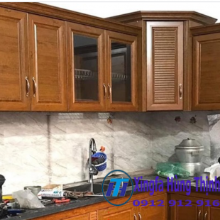 TỦ BẾP NHÔM NỘI THẤT ĐẸP