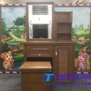 BÀN TRANG ĐIỂM LÀM BẰNG NHÔM