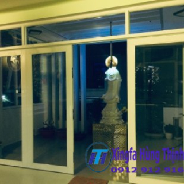 CỬA NHÔM 4 CÁNH HỆ 1000