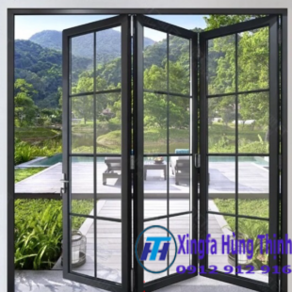 CỬA NHÔM MỞ XẾP QUA 1 BÊN